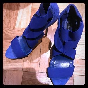 Zara dark blue heels